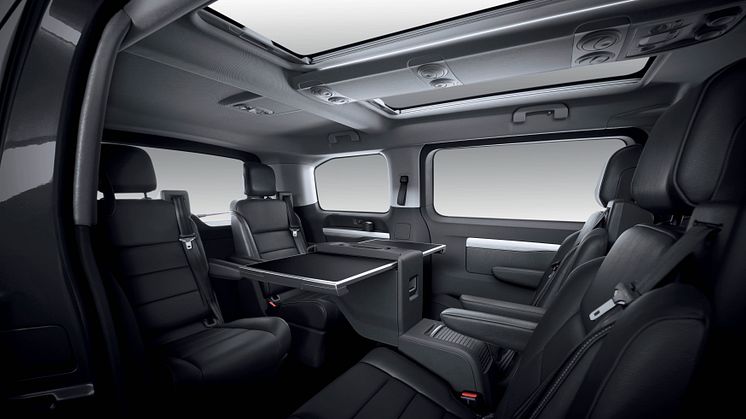 Nya Peugeot Traveller bjuder in till en lyxig reseupplevelse