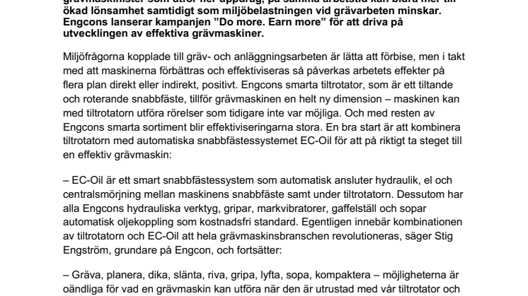 Engcons nya standardisering gör grävandet säkrare  – QSC låssystem blir Engcons nästa kostnadsfria standard 