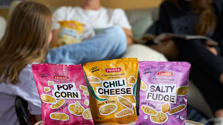 Krispiga och goda snacks - nu lanserar Friggs minimajskakor i tre spännande smaker!