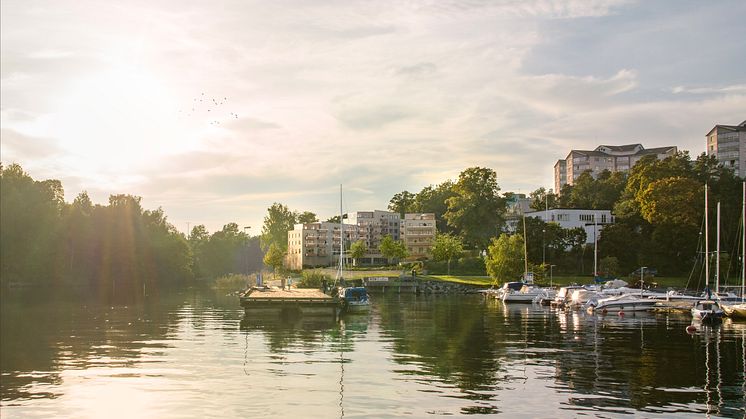 Stena Fastigheter startar bostadsrättsprojekt i vattennära läge i Bergshamra, Solna
