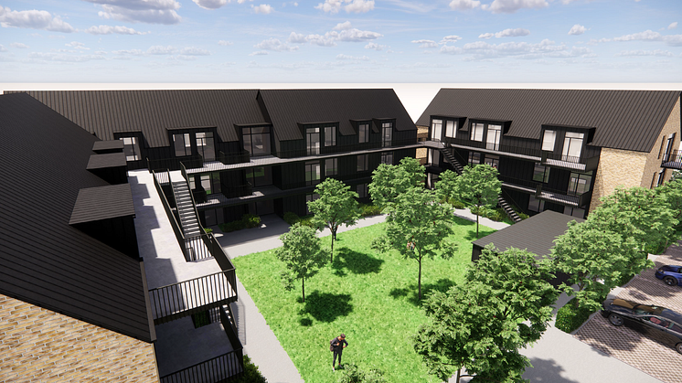 Visualisering af nye boliger, Mariager.