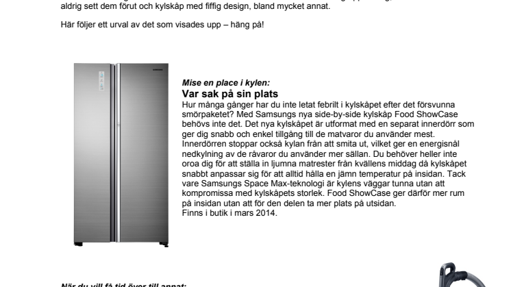 IFA 2013: Upptäck en värld av möjligheter med nyheter från Samsung  