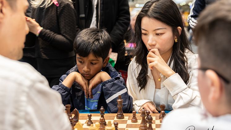 Förra årets vinnare i Nordstan var Team Geely med Yaashvan Vaishnavi och Meijun Yao.