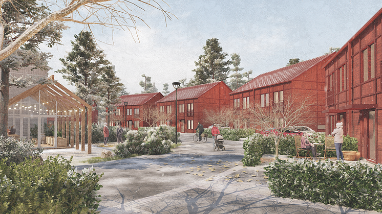 Ekeblad Bostad vill skapa ett levande bostadsområde med en stark gemenskap och möjlighet till odling och resursdelning.