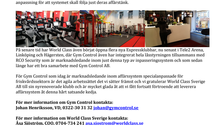 Agilt arbete med kunden i fokus, ett vinnande koncept för Gym Control AB!