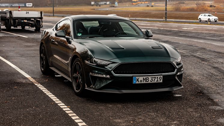 Ford Mustang Bullitt på Sjællandsringen