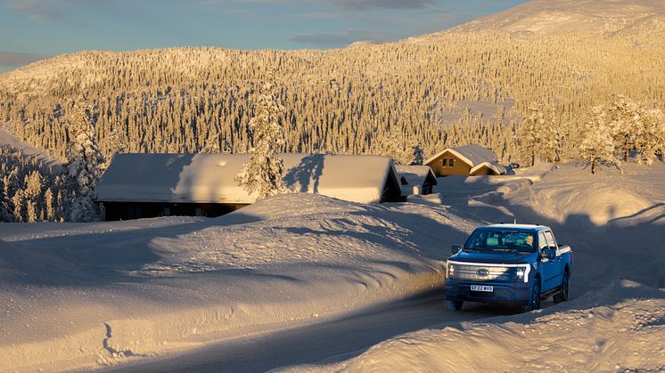 Ford F-150 Lightning Norge vinter 2023