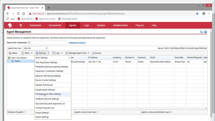 Apex One: How to easily make your working from home client be protected 