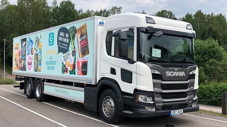 Axfood och Scania i samarbete för hållbara transporter
