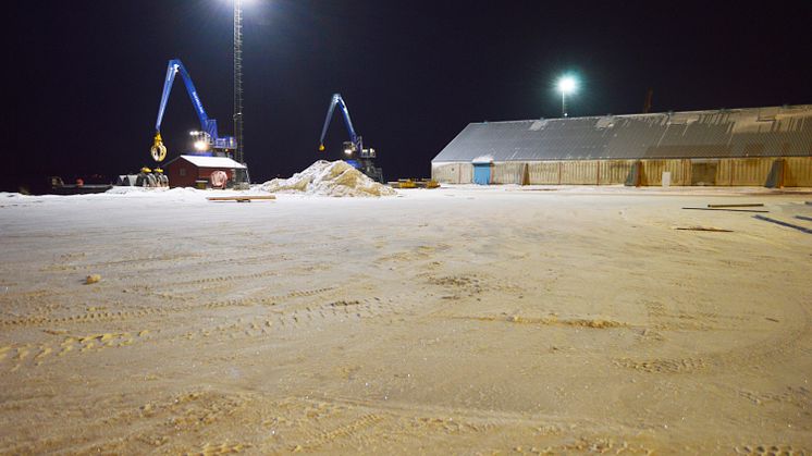 Mastbelysning Piteå Hamn