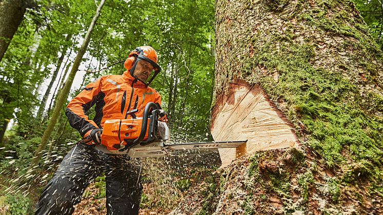 Maailman vahvin sarjavalmisteinen moottorisaha, STIHL MS 881