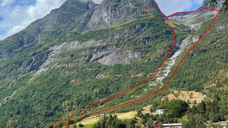 Skredløp på Kroka, Stryn