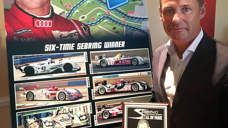 Tom K tildeles plads i Sebring Hall of Fame
