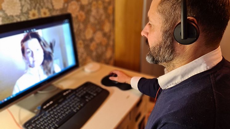Patrik Hast, vd för Pratamera ab, erbjuder e-hälsovård för psykisk ohälsa och under pandemin har det accelererat. Patrik får affärsutvecklingssstöd genom Dalarna Science Park