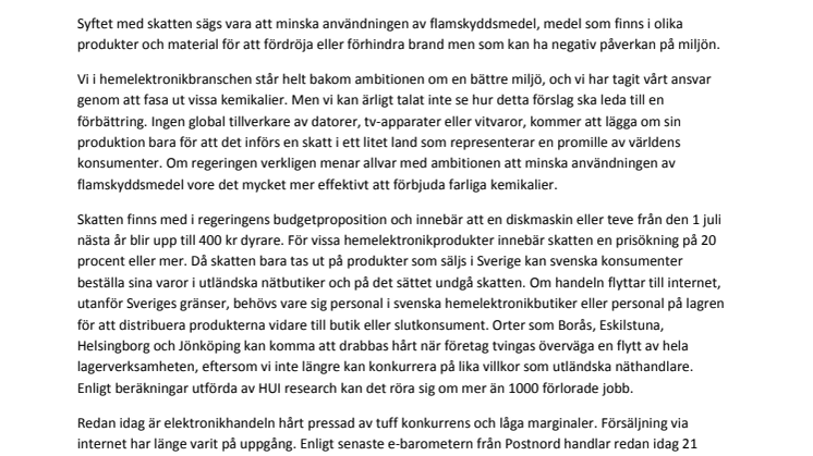 Debattartikel - Konkurrenter på tuff elektronikmarknad enas om jobben