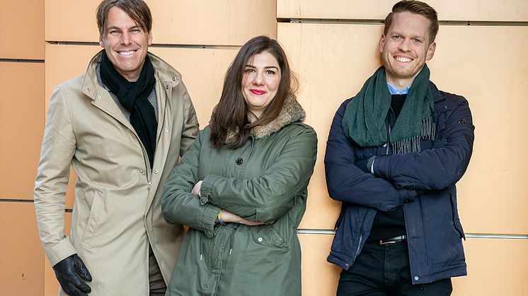 Structor Uppsala växer. Från vänster: Anders Metzén, Sofia Monokrousou och Tobias Johansson.