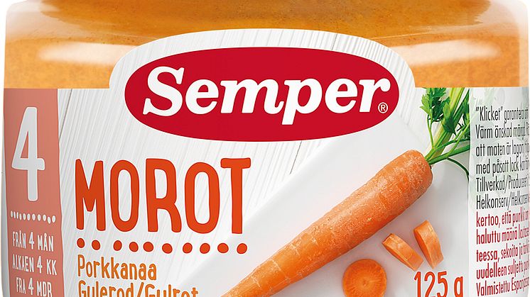 Sempers barnmatsburkar tar ny form