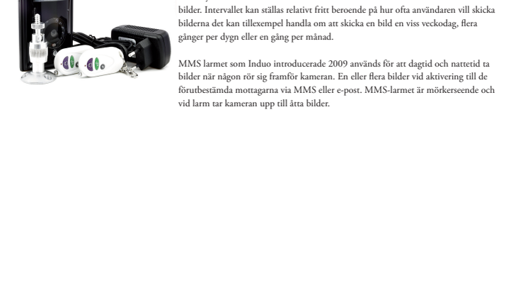Nya funktioner för MMS larm
