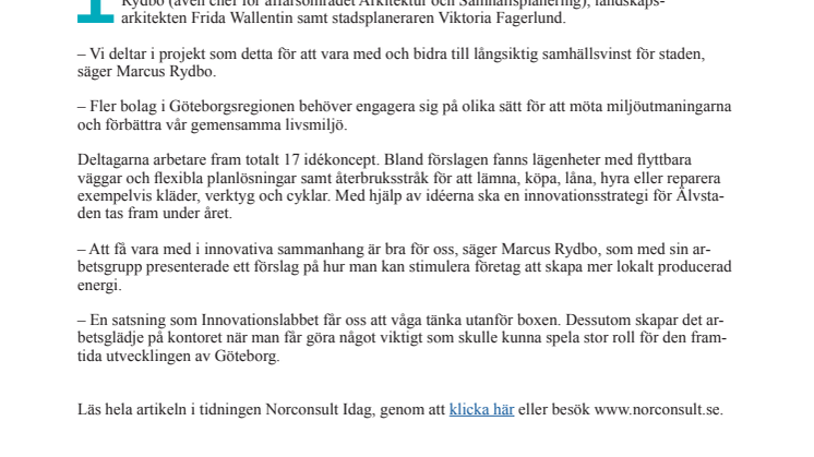 Experiment för stadens bästa