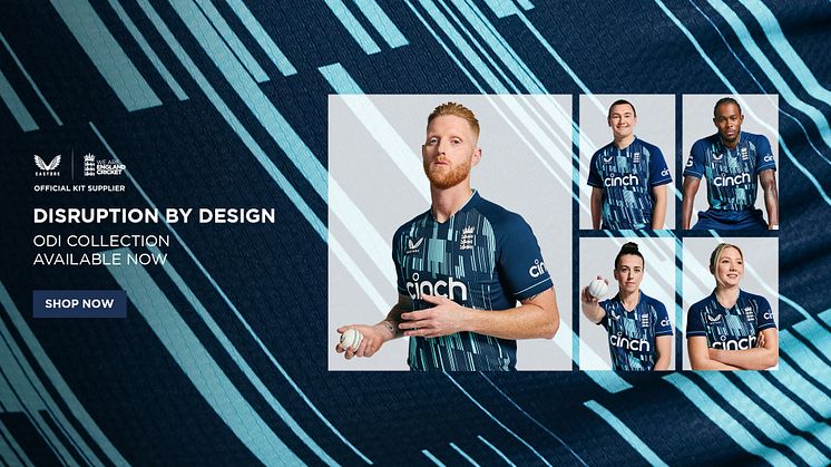 Castore announce electric ODI kit for England Cricket teams