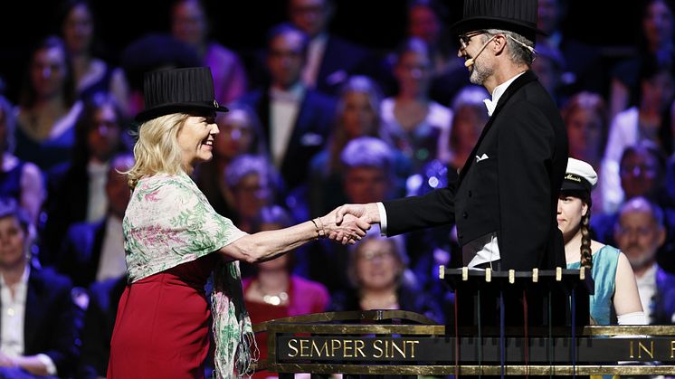 Charlotta Sund blir hedersdoktor vid 2023 års Akademiska högtid vid Linköpings universitet. Foto: Peter Holgersson