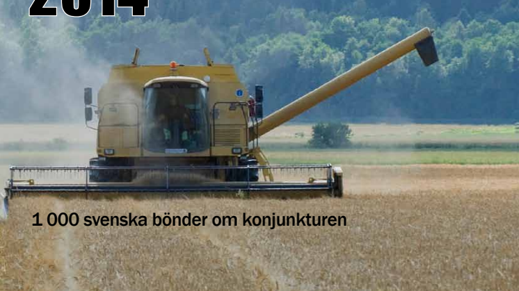 Lantbruksbarometern 2014: Stora variationer i lönsamhet