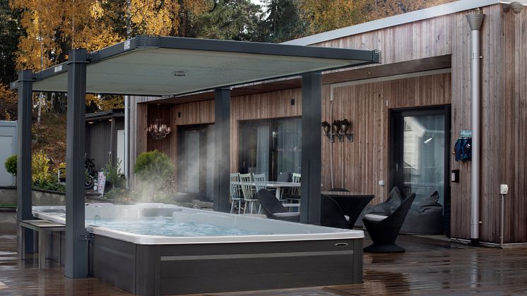 I Hydropools Swimspa är det möjligt att både träna och koppla av