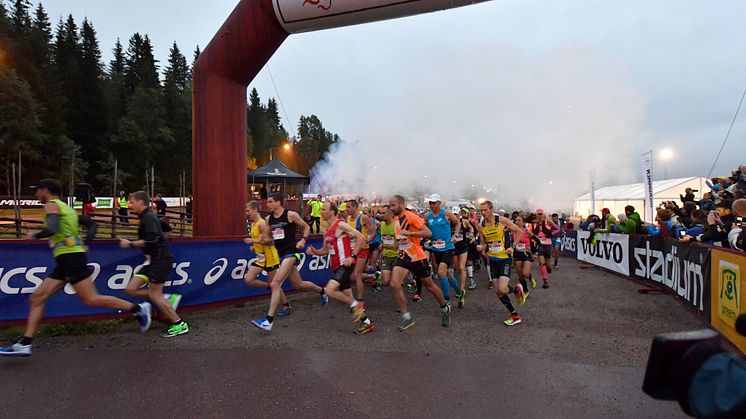 Ultravasan 90 starten i Sälen kl 05.00 2016-08-20