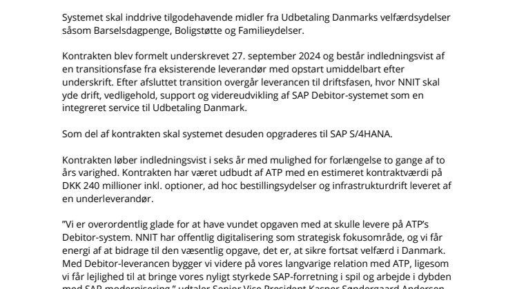 ATP vælger NNIT som ny leverandør af forretningskritisk SAP - DANSK VERSION.pdf