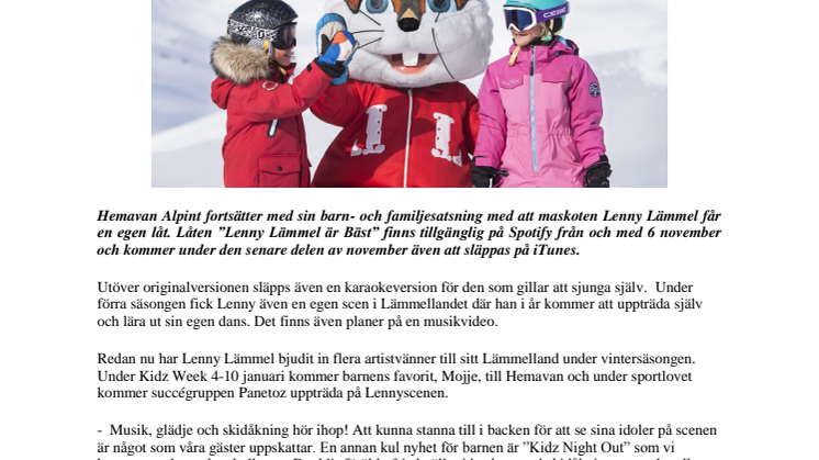 Lenny Lämmel släpper egen låt på Spotify