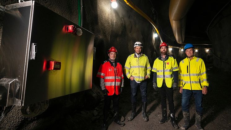 Magnus Hagstedt, Elektroskandia, Peter Berg, Axians, Erik Kjörling, Elektroskandia och Thomas Jansson, Axians.