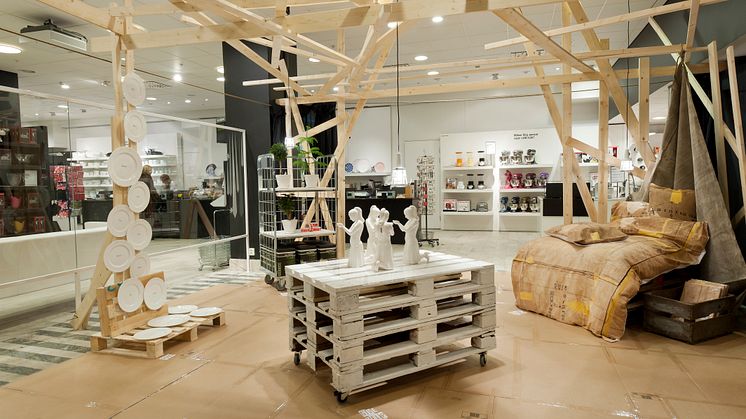 NK Glas, Porslin & Kök öppnar pop up-butiken Design with a conscious.