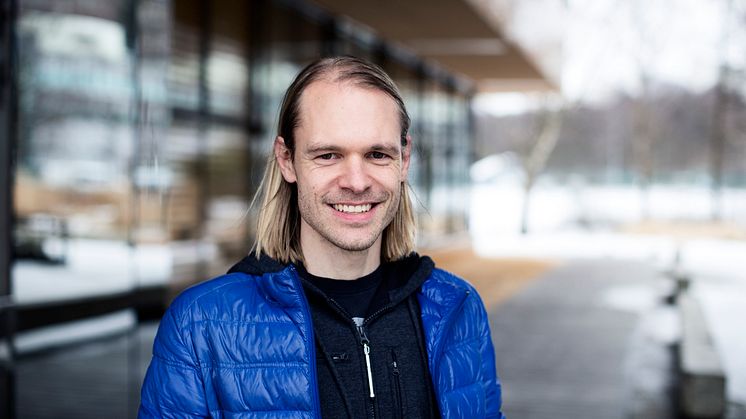 Jonatan Wranne är livscykelspecialist på IVL Svenska Miljöinstitutet och en av dem som arbetar med Klimatkontot. Foto:Jonas Tobin