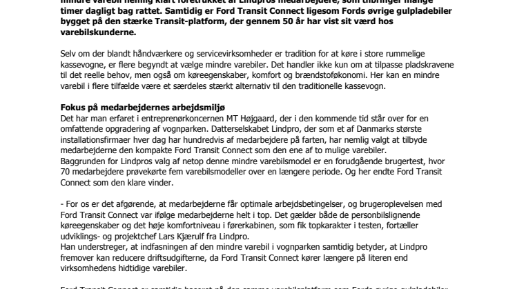 Downsizing skaber køreglæde hos en af Danmarks største installatører 