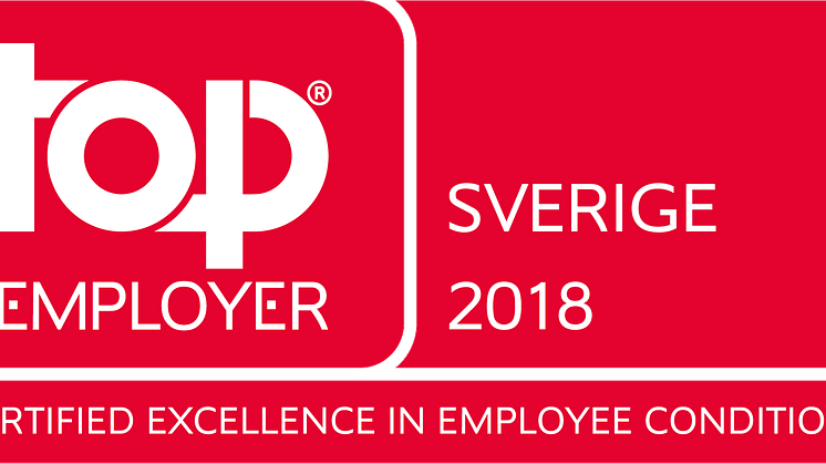 Saint-Gobain Sweden AB certifierad Top Employer för tredje året i rad