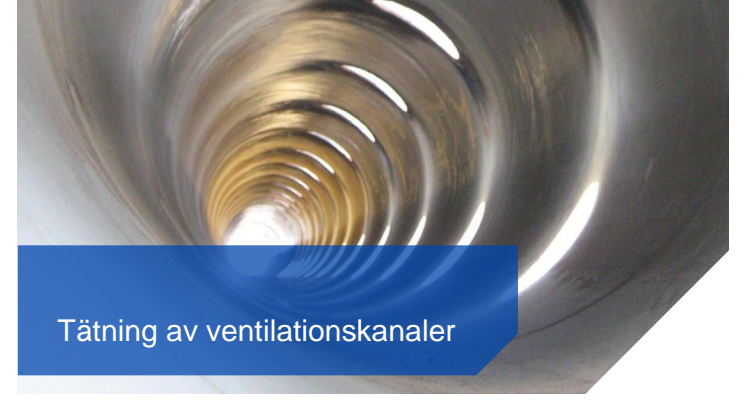 BeBo:s projektrapport: Tätning av ventilationskanaler