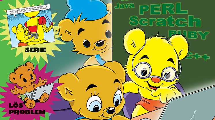 Omslag Bamse kul att lära programmering