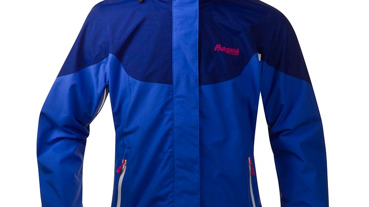 Evje Girl Jacket - Warm Cobalt/Ink Blue/Hot Pink