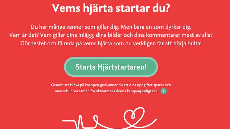 Vems hjärta bultar extra för dig? Kolla upp det med Hjärtstartaren