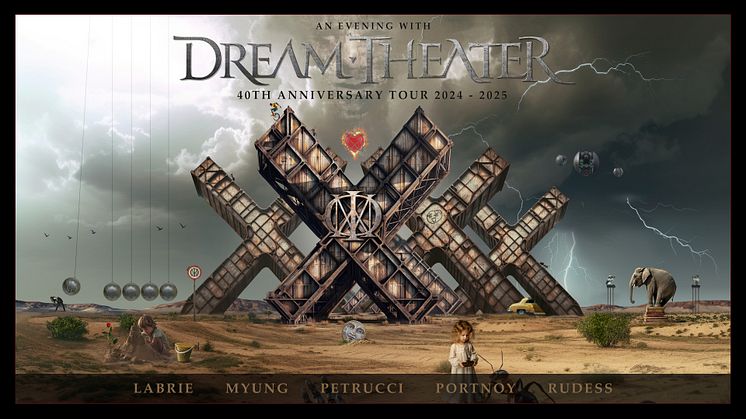 Dream Theater firar 40 år med Europaturné - med trummisen Mike Portnoy tillbaka i bandet!  