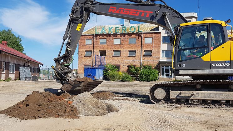 Modellstyrd marksanering på Godisfabriken i Gävle