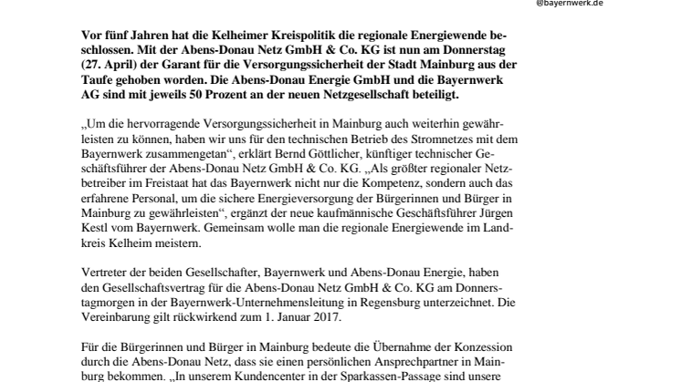 Gemeinsam regionale Energiewende meistern