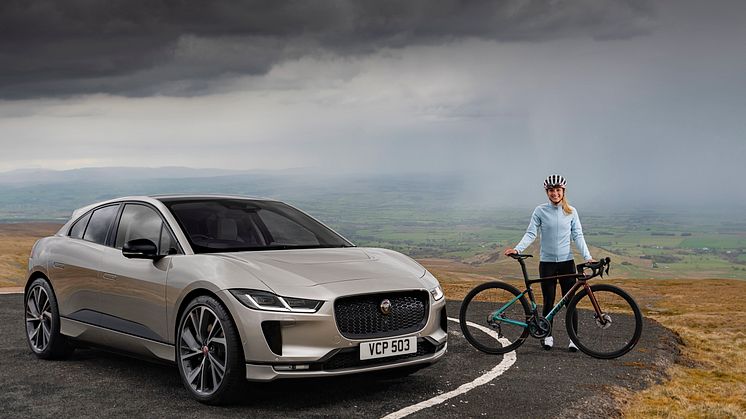 Jaguar I-PACE fullfører Mount Everest-utfordring på én enkelt lading med olympisk sykkelstjerne bak rattet