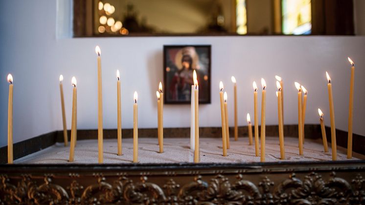 Sveriges kyrkor, i form av Sveriges kristna råds styrelse, har idag formulerat ett uttalande och en bön om ett slut på kriget i Ukraina. Foto: Kathrine Hanlon