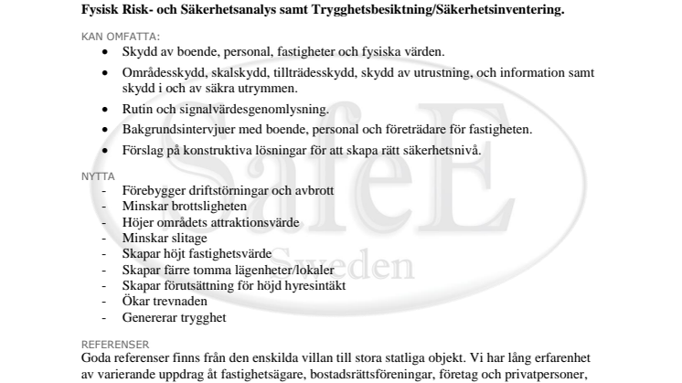 Konsult Fysisk Säkerhet - Kent Pira