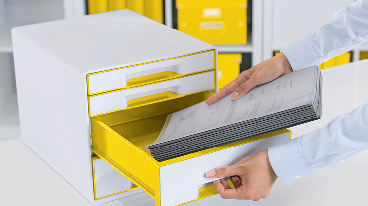 Leitz WOW hjemmekontor Desk Cube skuffekabinet