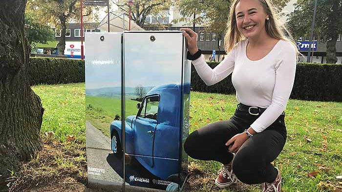 Elvira Thizell, vinnare i kategorin student i tävlingen #mittelskåp