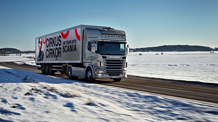 Scania breddar vägen för Cirkus Cirkör