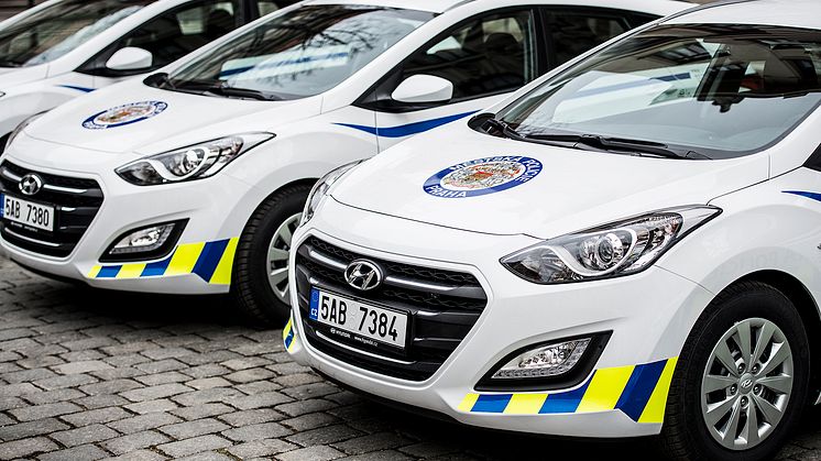Politibiler fra Hyundai