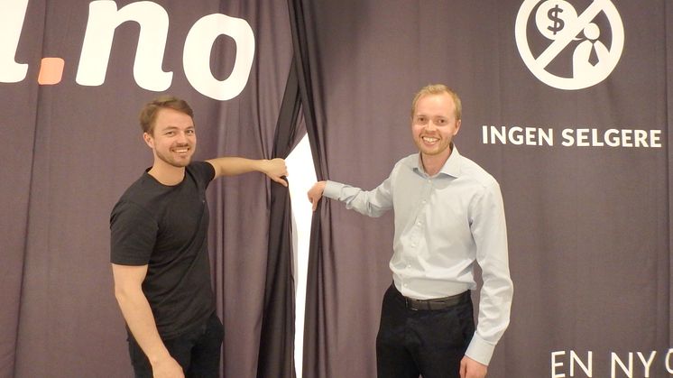 Vemund og Vigbjørn Hassel inviterer til åpning av en helt ny type bilbutikk på Gulskogen Senter